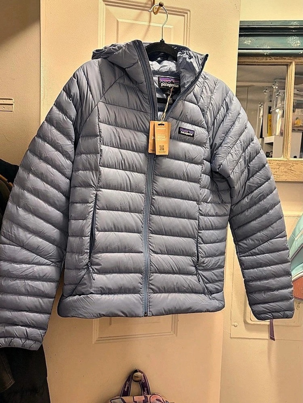 Patagonia Hooded Puffer Jacket in Blue NWT